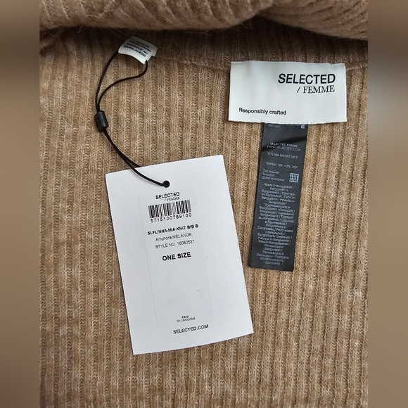 SELECTED FEMMESLFLINNA-MIA KNIT BIB B - Picture 4 of 4